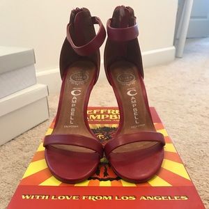 Jeffrey Campbell stilleto 7 Burke Red SOLD